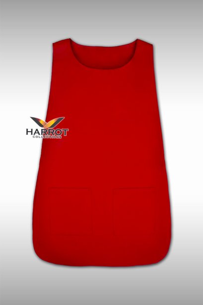 ผ้ากันเปื้อน ผ้ากันเปื้อนเชฟ ผ้ากันเปื้อนพ่อครัว ผ้ากันเปื้อนกุ๊ก ผ้ากันเปื้อนเสิร์ฟ เอี๊ยม สีแดง (FSA0505)