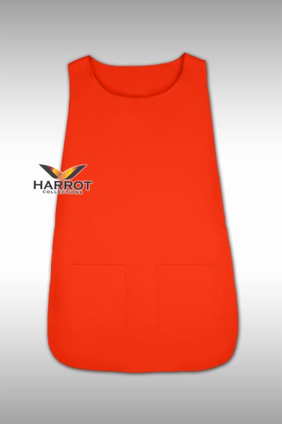 ผ้ากันเปื้อน ผ้ากันเปื้อนเชฟ ผ้ากันเปื้อนพ่อครัว ผ้ากันเปื้อนกุ๊ก ผ้ากันเปื้อนเสิร์ฟ เอี๊ยม สีส้ม (FSA0507)