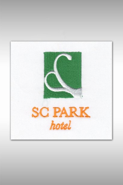 ตัวอย่างงานปัก SC PARK hotel