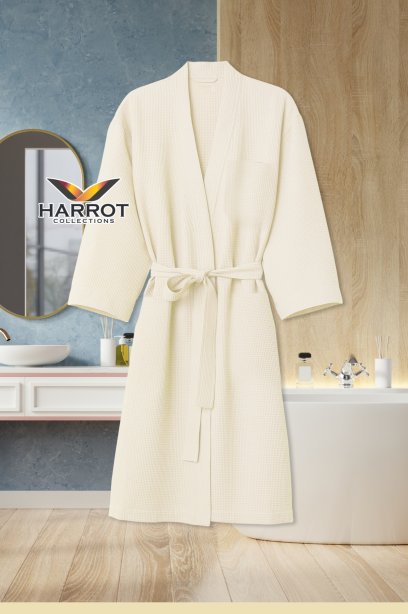 Cream Bathrobe