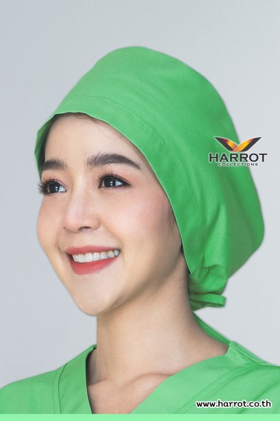 Green surgical cap