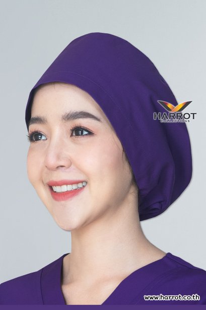 Purple surgical cap