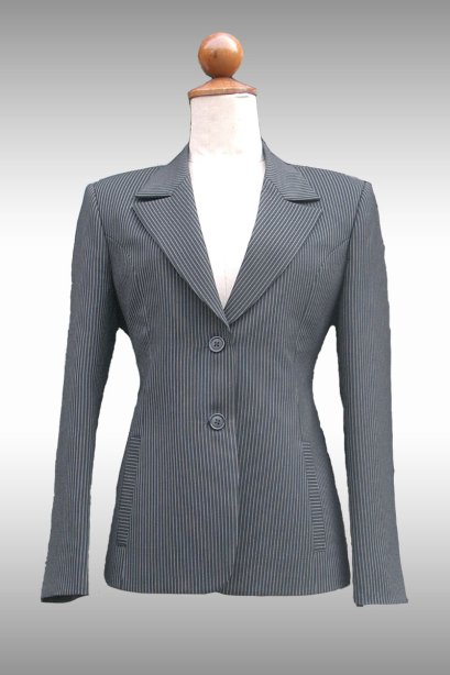 สุทสุภาพสตรี กระดุม 2 เม็ด ,ผ้าลาย,ผ้า ROCHET