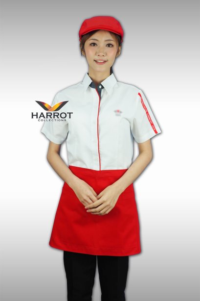 RED-WHITE WAITER&amp;WAITRESS