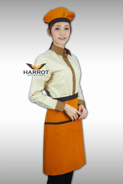 BROWN-BEIGE WAITER&amp;WAITRESS