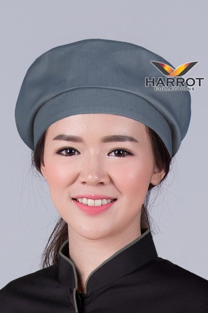 หมวกหัวเห็ด สีเทา