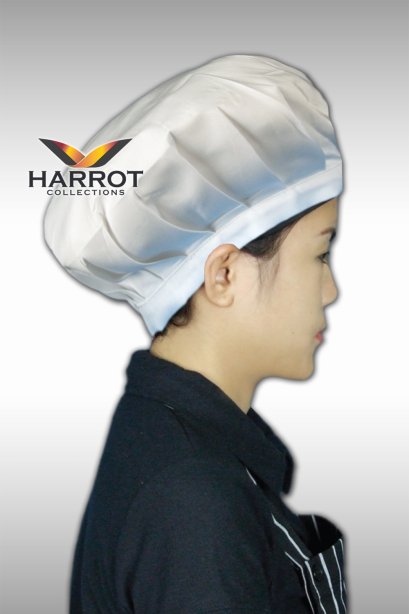 หมวกกุ๊กสากล คลุมผมสีขาว