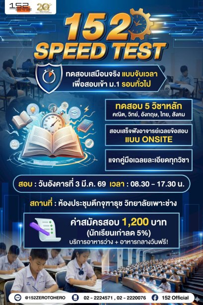 152 SPEED TEST