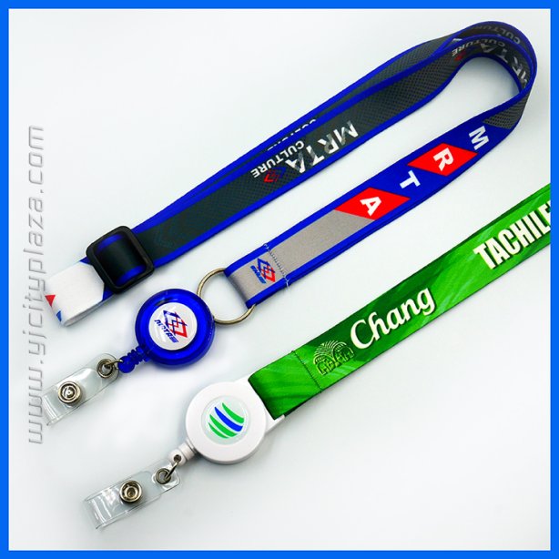 สายคล้องบัตรพิมพ์ SUBLIMATION ติดโยโย่ห้อยบัตร