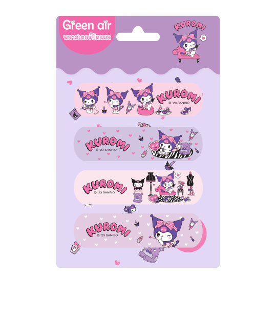 พลาสเตอร์กันน้ำ ลาย Kuromi 4 ชิ้น