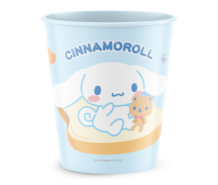 ถังขยะทรงกลม ขนาด 21.5 x 23 ซม. ชินนมอนโรล