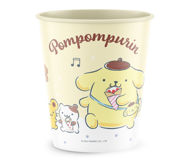 ถังขยะทรงกลม ขนาด 21.5 x 23 ซม. ปอมปอมปูริน