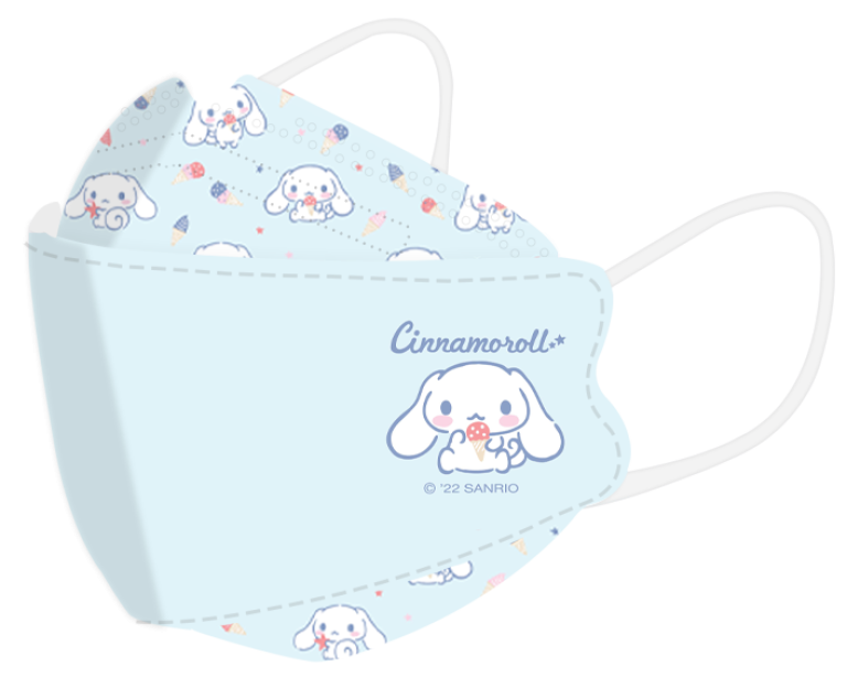 หน้ากากอนามัย KF94 ผู้ใหญ่ Cinnamoroll ไอติม