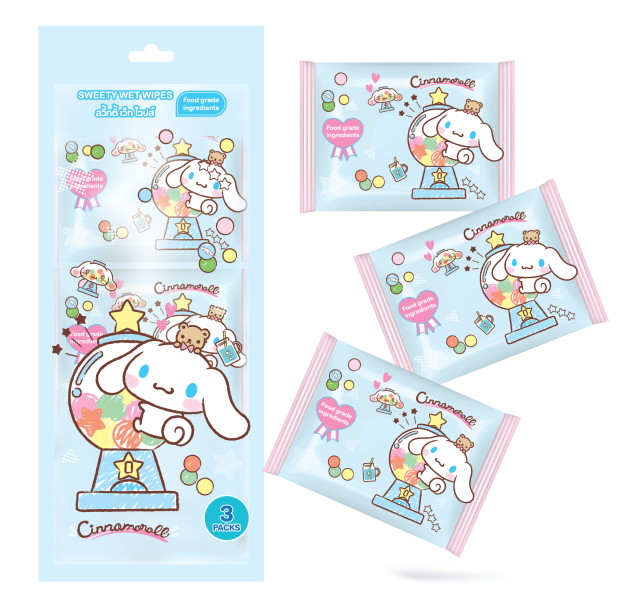 Wet wipes 8 Sheets - CINNAMONROLL