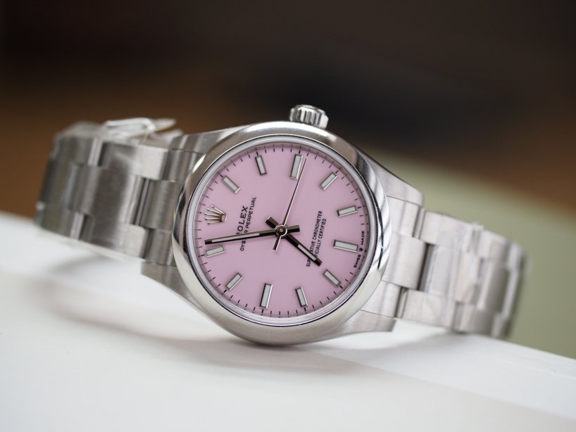 Rolex Oyster Perpetual 277200 candy pink