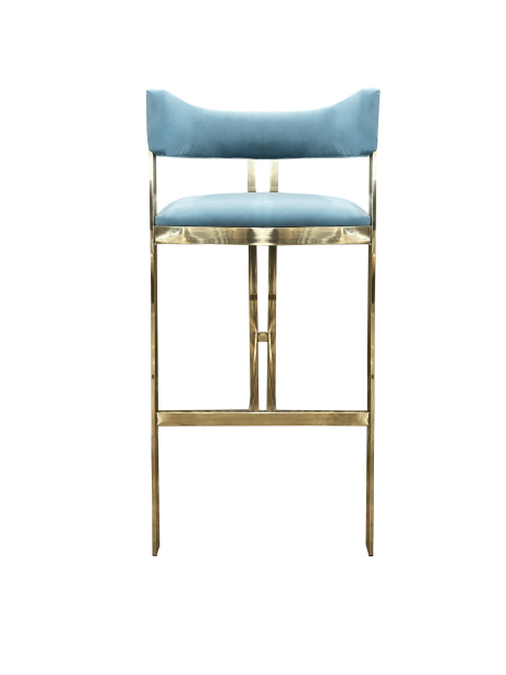 Space|Craft design furniture &amp; living BARCHAIR รุ่น TW091(blue)