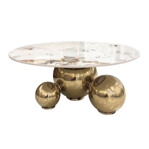 Space|Craft design furniture &amp; living โต๊ะกลาง รุ่น C65 (Gold)