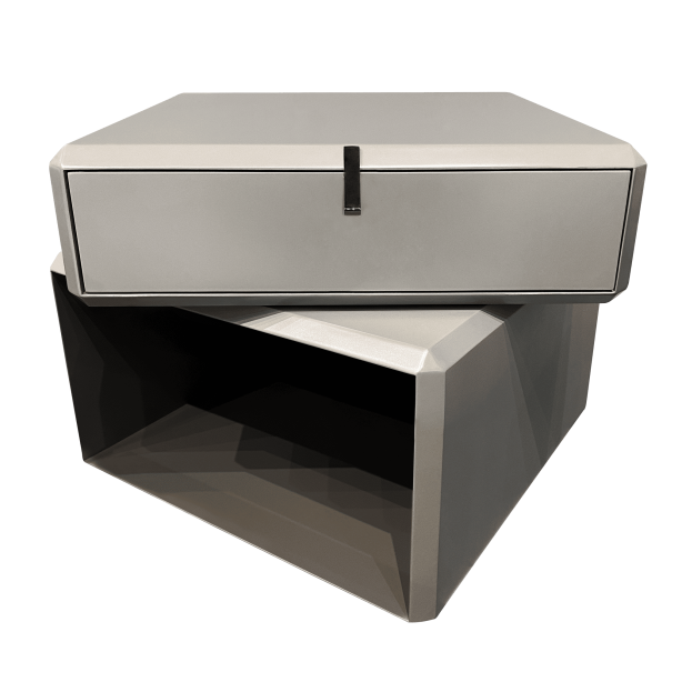 Space|Craft design furniture &amp; living โต๊ะข้างเตียง รุ่น D1190-GRAY