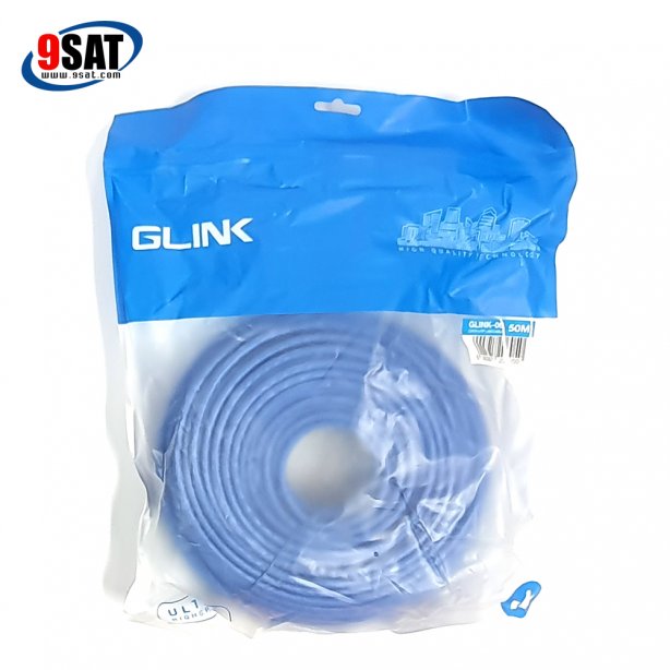 สายแลน CAT6 สำเร็จรูปพร้อมใช้งาน GLINK06 มีให้เลือกความยาวตั้งแต่ 2, 3, 5, 10, 15, 20, 30, 40, 50 เมตร (สีฟ้า)