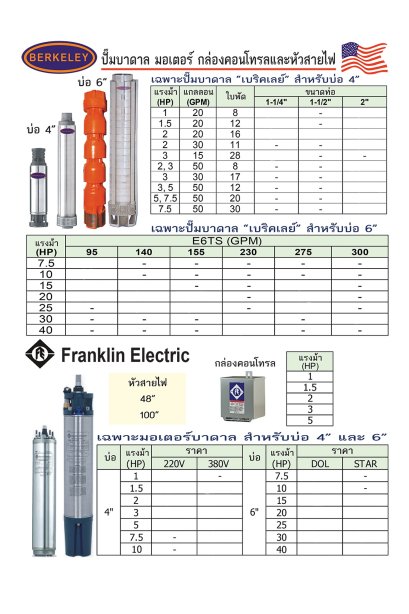 BERKELEY SUBMERSIBLE PUMP