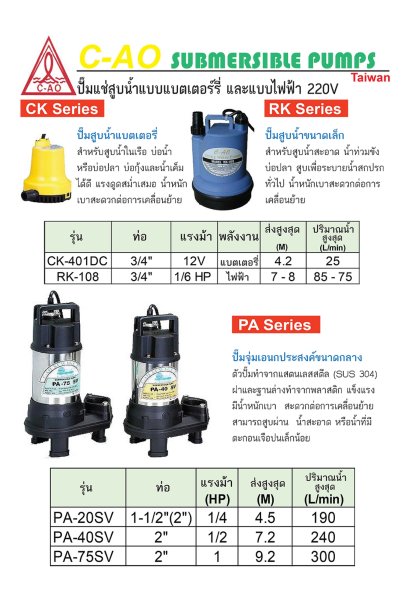 C-AO SUBMERSIBLE PUMP