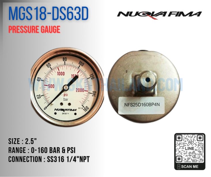 Nuova Fima Pressure Gauge