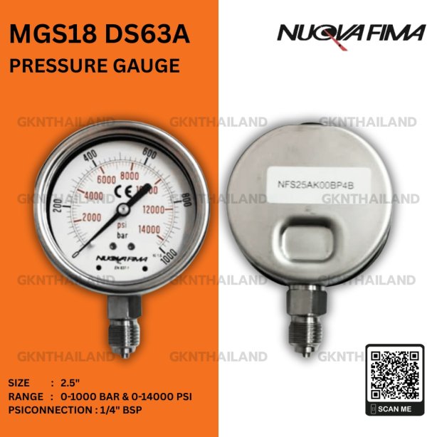 Nuova Fima Pressure Gauge