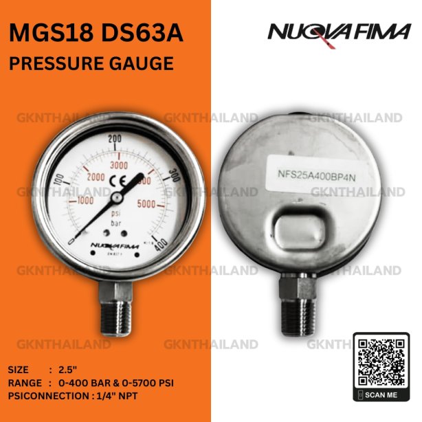 Nuova Fima Pressure Gauge