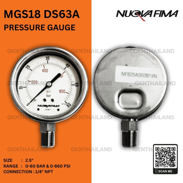 Nuova Fima Pressure Gauge