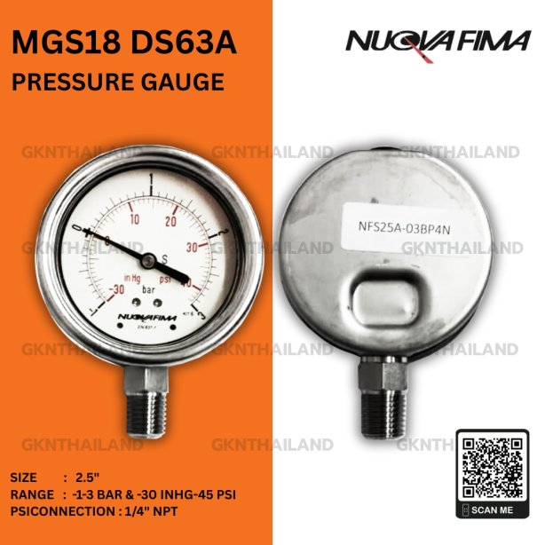 Nuova Fima Compound Gauge
