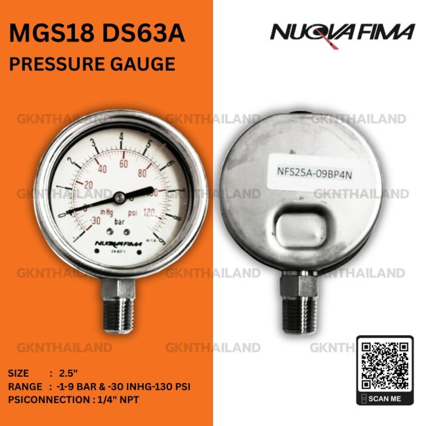 Nuova Fima Compound Gauge
