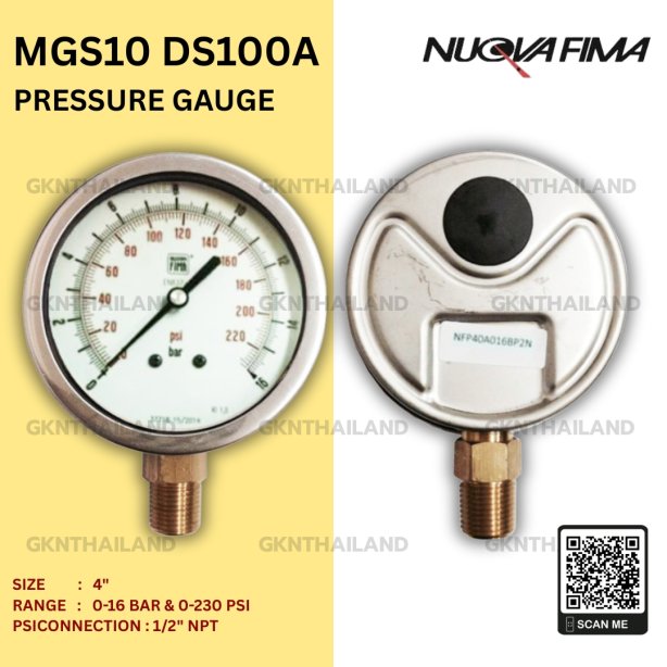 Pressure Gauge Nuova Fima
