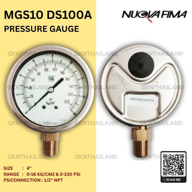 Pressure Gauge Nuova Fima