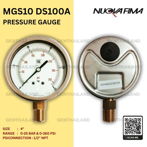 Pressure Gauge Nuova Fima