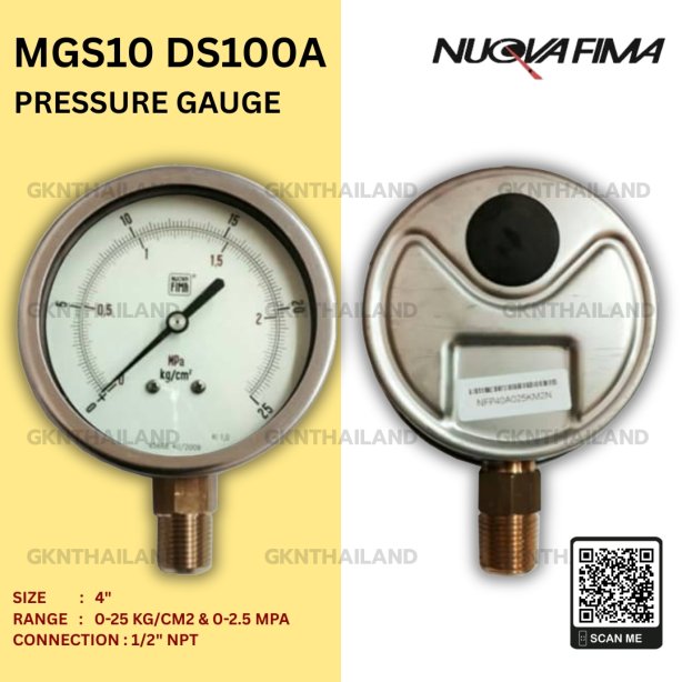 Pressure Gauge Nuova Fima