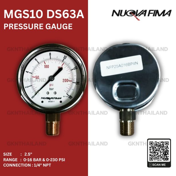 Pressure Gauge Nuova Fima