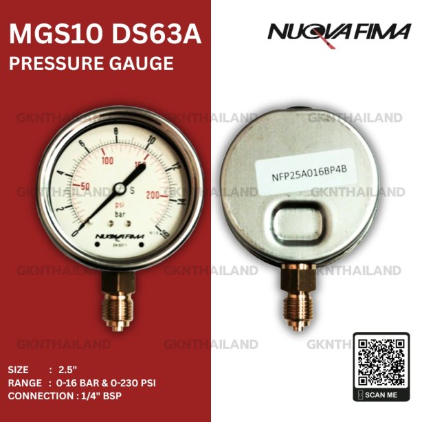 Pressure Gauge Nuova Fima