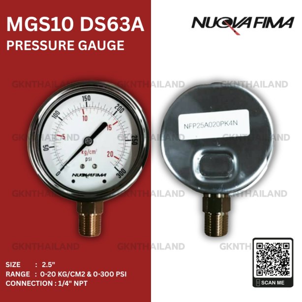 Pressure Gauge Nuova Fima