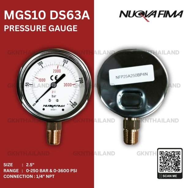 Pressure Gauge Nuova Fima