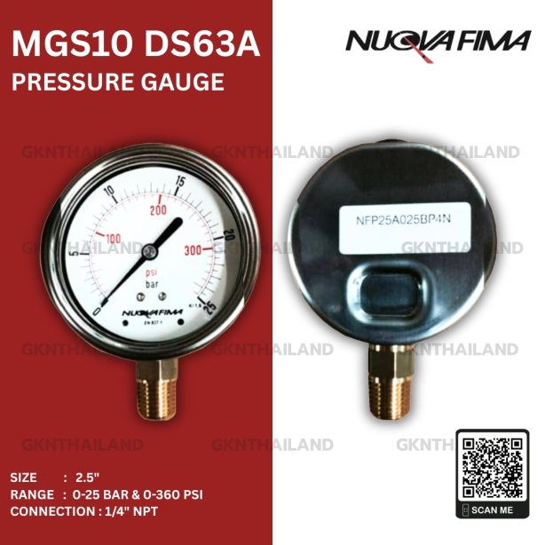Pressure Gauge Nuova Fima
