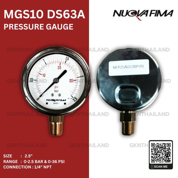Nuova Fima Pressure Gauge