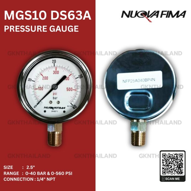 Pressure Gauge Nuova Fima