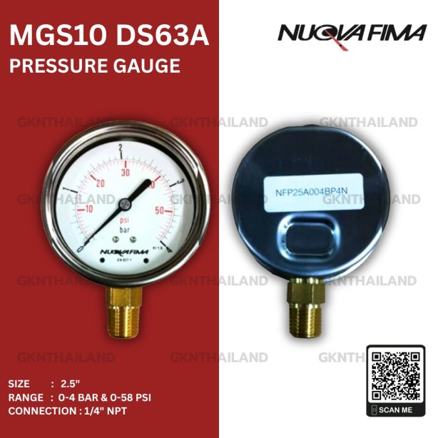 Nuova Fima Pressure Gauge