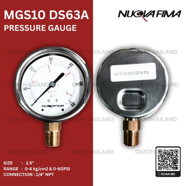 Pressure Gauge Nuova Fima