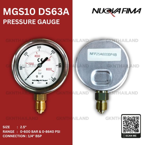 Nuova Fima Pressure Gauge
