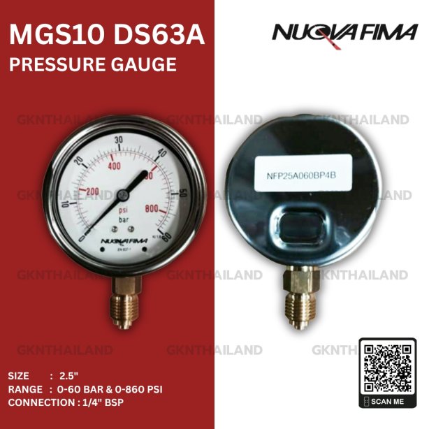 Pressure Gauge Nuova Fima