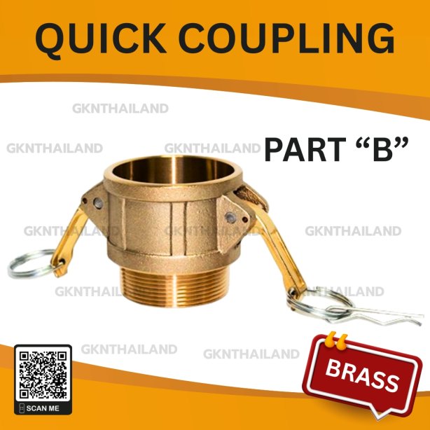BRASS QUICK COUPLING PART "B" SIZE : 3"BSPT, NPT