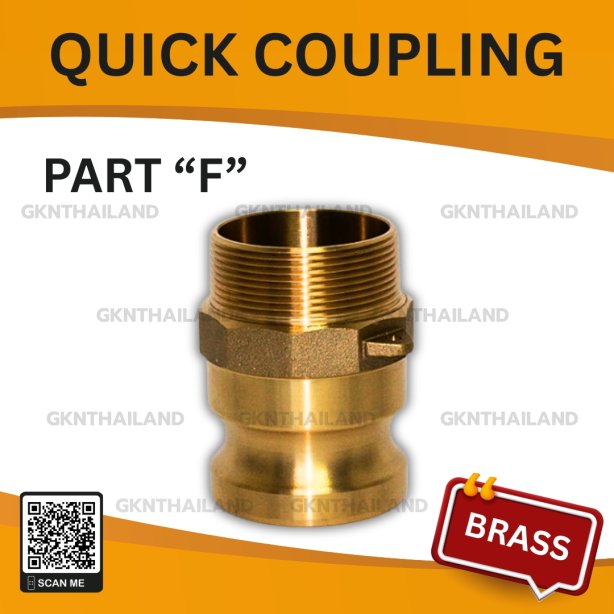 BRASS QUICK COUPLING PART "F" SIZE : 5"BSPT, NPT