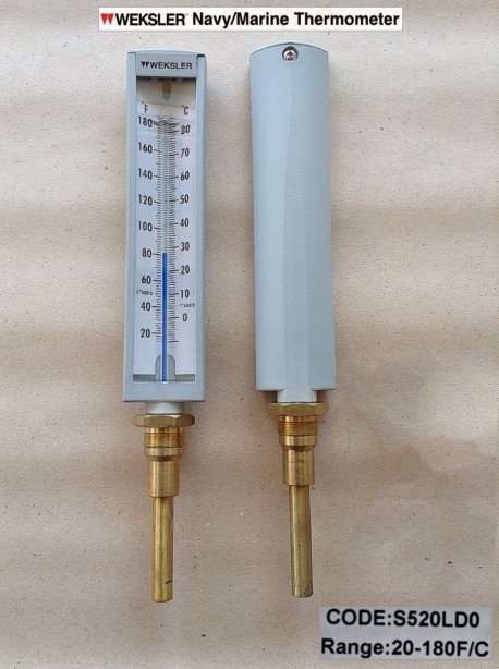 WEKSLER THERMOMETER MODEL : S520LD0 RANGE : 20-180 F/C