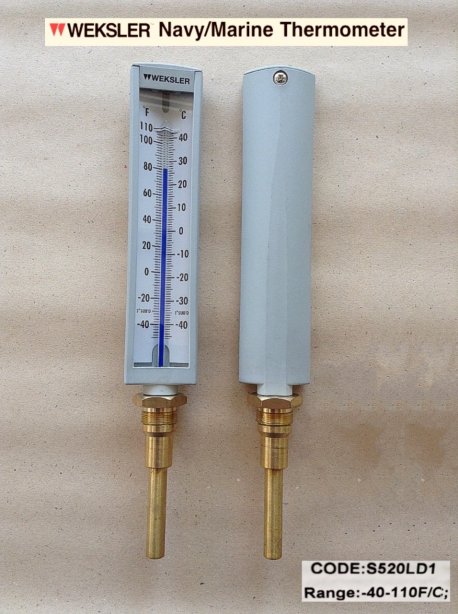 WEKSLER THERMOMETER MODEL : S520LD1 RANGE : -40-110 F/C